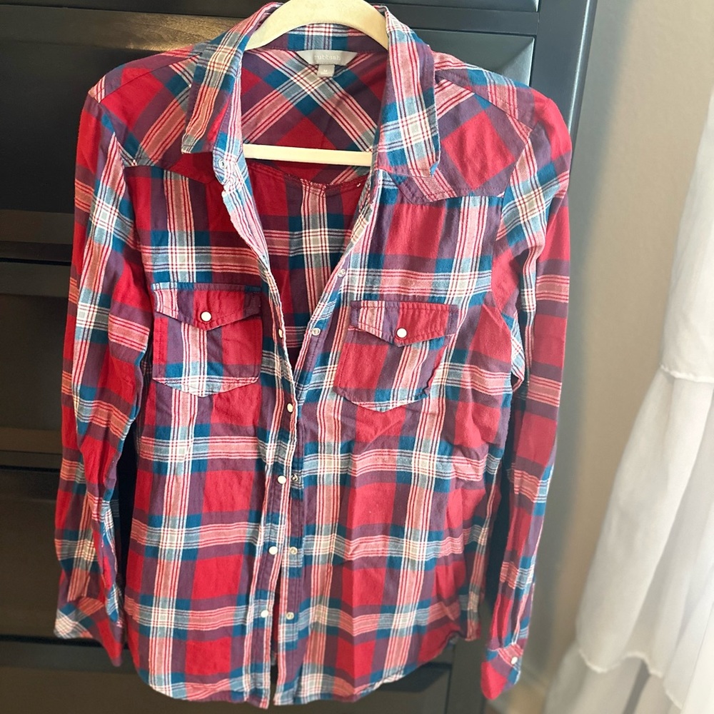 Plaid button up
